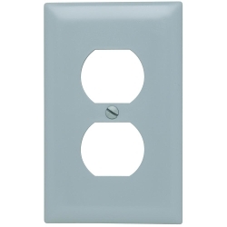 Legrand-Pass & Seymour TP8-GRY TradeMaster Receptacle Wallplate