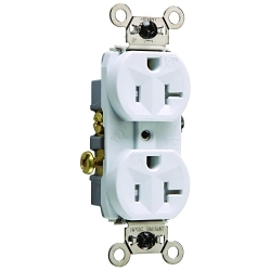 Legrand-Pass & Seymour WR20-TRW Straight Blade Receptacle
