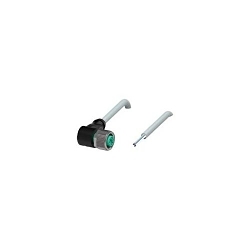Pepperl+Fuchs V15-W-10M-PVC Cordset, 48, 60 VAC/VDC, Socket x Cable End Connection, 10 m L, TPU/PVC