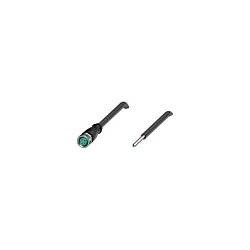 Pepperl+Fuchs V31-GM-BK15M-PUR-U Cordset, 30 VAC, Socket x Cable End Connection, 15 m L, TPU/Polyether
