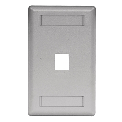 Hubbell IFP11GY Keystone Faceplate