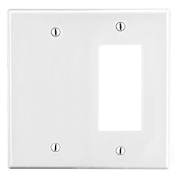 Hubbell P1326W Non-Metallic Standard Wall Plate