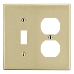 Hubbell P18I Non-Metallic Standard Wall Plate