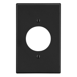 Hubbell P720BK Non-Metallic Standard Wall Plate