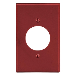 Hubbell P720R Non-Metallic Standard Wall Plate