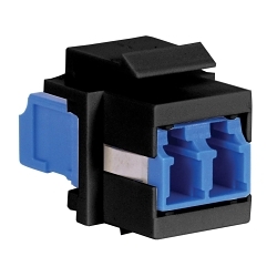 Hubbell SFFLCSBKG Fiber Optic Adapter