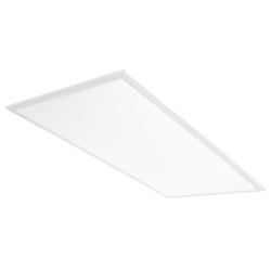 RAB EZPAN2X4-40N/D10 EZPAN Standard Edgelit Panel Light, LED Lamp, 40 W Fixture, 120/208/240/277 V AC, Aluminum Housing