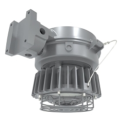 RAB Lighting HAZLED30WMCG HAZLED Lighting, LED Lamp, 29.5 W Fixture, 120, 208, 240, 277 V, Gray Housing