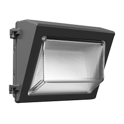 RAB WP1XFU29 WP1 HID Outdoor Wallpack, LED Lamp, 15 W Fixture, 120, 208, 240, 277 V, Bronze Housing