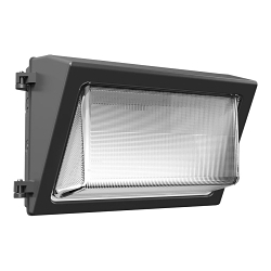 RAB WP2XFU60 WP2 Outdoor Wallpack, 35 W Fixture, 120, 208, 240, 277 V, Bronze Housing