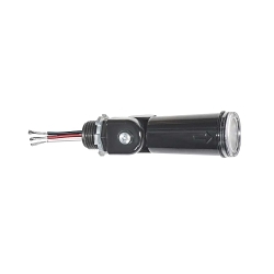 RAB PCS900 Pencil Replacement Part Swivel Photocell, 120 VAC, 900 W Max HID, 1700 W Max Tungsten, Incandescent Lamp, For Use With Floodlight, Black