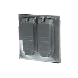 Thomas & Betts 2CCD Red Dot Dry-Tite Receptacle Cover