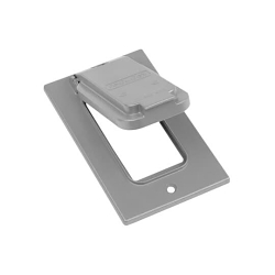 Thomas & Betts CCGV-L Red Dot Dry-Tite Receptacle Cover