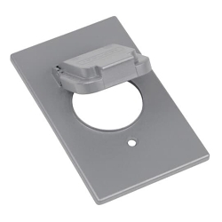 Thomas & Betts CCSV Red Dot Dry-Tite Receptacle Cover