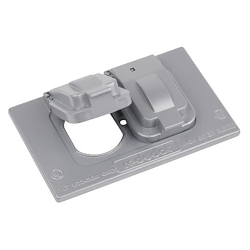 Thomas & Betts DCCD Red Dot Receptacle Cover