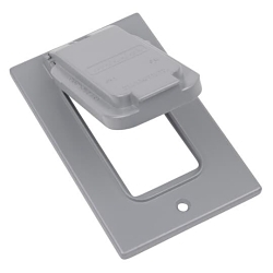 Thomas & Betts DCCGV Red Dot Receptacle Cover