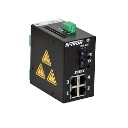 Red Lion 305FX-N-SC N-Tron N-View Ethernet Switch