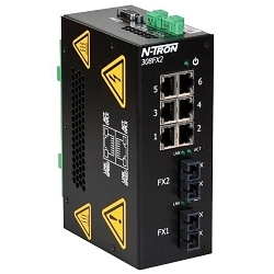 Red Lion 308FX2-ST N-Tron Ethernet Switch