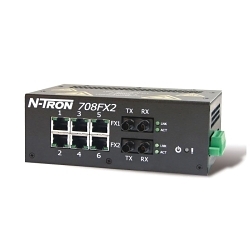 Red Lion 708FX2-SC N-Tron Ethernet Switch