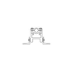 Red Lion LSAHC001 Length Sensor Hinge Clamp Assembly