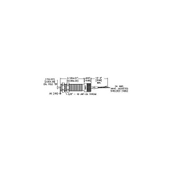 Red Lion MP62TA00 Magnetic Proximity Sensor, NPN Open Collector Contact, 50 rpm Switching Speed