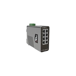 Red Lion NT-5008-000-0000 Managed Network Switch, 10/100/1000BaseTX Interface, (8) RJ45 10/100/1000BaseT(X) Port