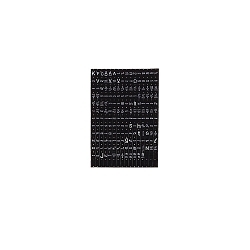Red Lion PAXLBK10 Units Label Kit, For Use With 5-Digit Analog PAX and PAX Lite Meters