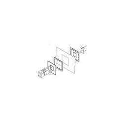 Red Lion PMK70000 Panel Mounting Kit, Steel