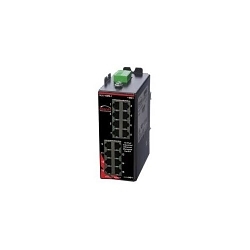 Red Lion SLX-16MS-1 Managed Network Switch, 10/100BaseTX Interface, (16) RJ45 10/100BaseT(X) Port