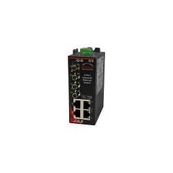 Red Lion SLX-6ES-4ST Unmanaged Network Switch, 10/100BaseTX Interface, (4) RJ45 Port