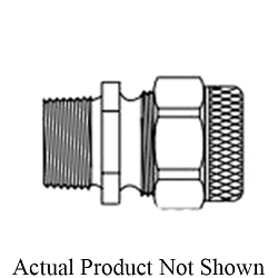 Remke RSRS-200-W Straight Cord Grip, 3/4 in Trade, 0.438 to 0.812 in Cable Openings, Steel
