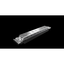 Rittal 2394250 Rail, For Use With Interior installation in AX compact enclosure, for 250 mm depth, Sheet Steel