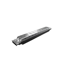 Rittal 2394350 AX Rail, Sheet Steel