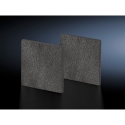 Rittal 3237066 Spare Filter Mat, For Use With SK 3237.6 EMC Fan and Filter Unit, Chopped Fiber