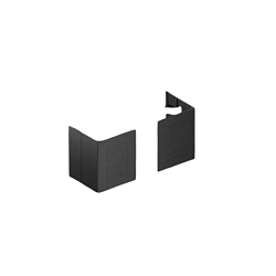 Rittal 5051161 Cover, For Use With VX Series Base/Plinth Corner, RAL 9005