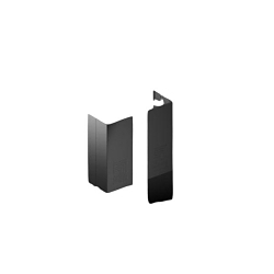 Rittal 5051162 Base/Plinth Cover, For Use With VX Series Enclosure, Jet Black