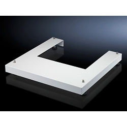 Rittal 7507750 Base/Plinth, 50 mm H, For Use With FlatBox Enclosure that fits 600 mm W x 600 mm D, Sheet Steel