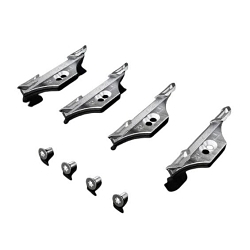 Rittal 8618110 Lock Components, For Use With VX Enclosure, Die Cast Zinc