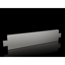 Rittal 8620072 Base/Plinth Trim Panel, 100 mm H, For Use With Base/Plinth System VX for 600 mm Depth, Stainless Steel