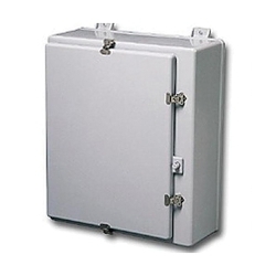 Stahlin N24208HWT Enclosure, 20 in W x 8 in D x 24 in H, NEMA 4X, Fiberglass Reinforced Polyester