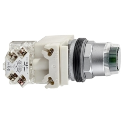 Schneider Electric 9001K1L38LGGH13 Harmony Illuminated Pushbutton