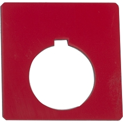 Square D 9001KN100RP 9001KN Series Legend, 2.25 in h x 2.25 in w, Plastic