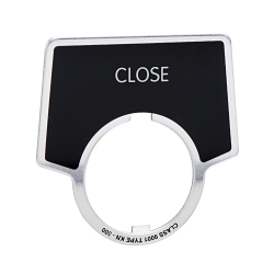Square D 9001KN308 9001KN Series Legend, Aluminum
