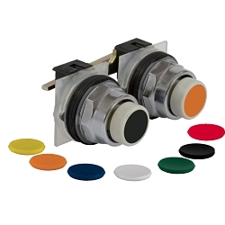 Square D 9001KR12U Harmony Non-Illuminated Pushbutton Operator