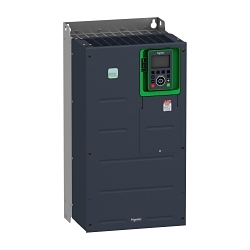 Schneider Electric Variable Speed Drive, Series: Altivar ATV630, 500 to 690 VAC, 82.7 A at 500 V/87.7 A at 690 V Normal Duty, 71 A at 500 V/68.5 A at 690 V Heavy Duty, 75 hp at 500 V/100 hp at 690 V Normal Duty, 60 hp at 500 V/75 hp at 690 V Heavy Duty, 13.03 in Width, 11.69 in Depth, 24.8 in Height, IP00/IP20 Enclosure, Wall Mounting