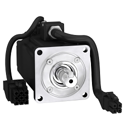 Schneider Electric Square D Lexium 28 Servo Motor, 1 or 3-Phase Singleturn Keyed Shaft End Natural Convection, Series: BCH2, Brushless Motors Special Features, 0.53 hp, 220 V, 7.76 A, 5000 rpm Speed, IP50/IP65 Enclosure, 0.55 in Dia x 1.18 in L Shaft, 11.24 in-lbf Torque, Flange Mounting, -4 to 104 deg F, Insulation Class: Class F, 2.36 in W x 5.08 in D x 3.09 in H Dimensions