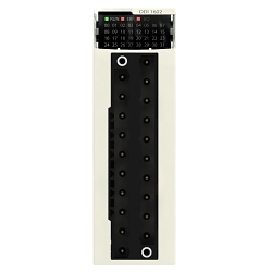 Schneider Electric BMXDDI1603H, Discrete Input Module, BMX, 16 Inputs, 48 V, 2.5 mA, 3.6 W Power, -13 to 158 deg F