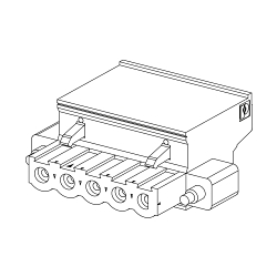Schneider Electric BMXXTSCPS10 Modicon Removable Connector Kit