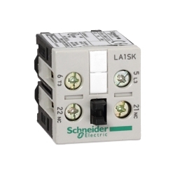 Schneider Electric LA1SK11 Auxiliary Contact Block, 690 VAC, 10 A, 2 Contacts