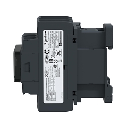 Schneider Electric LC1D38Q7, Contactor, LC1D Series, 380 VAC Coil, 38 to 50 A Maximum Load Current, 230/240 VAC,200/208 VAC,240 VAC,480 VAC,600 VAC Coil, 3 Pole, 50/60 Hz Frequency, 5 W Wattage, 1 NO + 1 NC/3 NO Contact Configuration, 1 NO + 1 NC Auxiliary Contacts, Power Factor: 18.5 kW 500 V AC 50/60 Hz AC-3 ,18.5 kW 660 to 690 V AC 50/60 Hz AC-3 ,7.5 kW 400 V AC 50/60 Hz AC-4 ,18.5 kW 380 to 400 V AC 50/60 Hz AC-3 ,9 kW 220 to 230 V AC 50/60 Hz AC-3 ,18.5 kW 415 to 440 V AC 50/60 Hz AC-3 ,18.